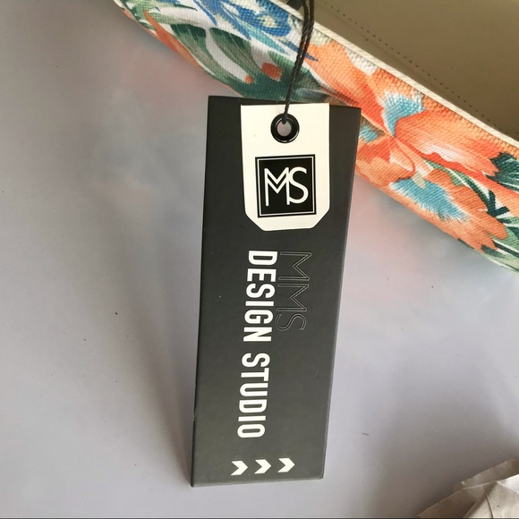 MMS Design Studio tropical Fabric Clutch Purse - Picture 5 of 12